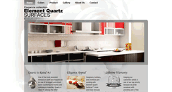 Desktop Screenshot of elementquartzsurfaces.com